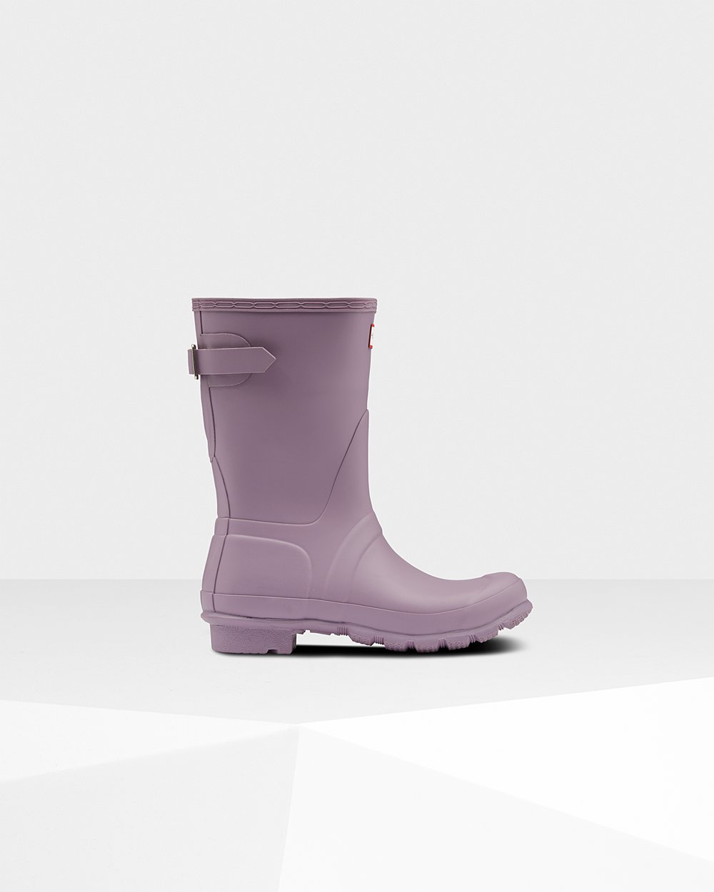 Womens Hunter Original Back Adjustable - Short Rain Boots Purple - 1079-PKRYG